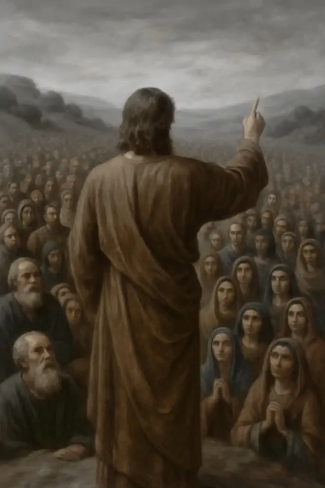 Jesus confirming the prophetic promises to the Jews