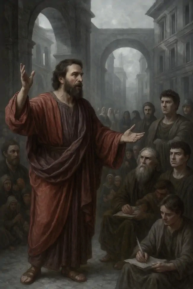 Paul established in the present truth